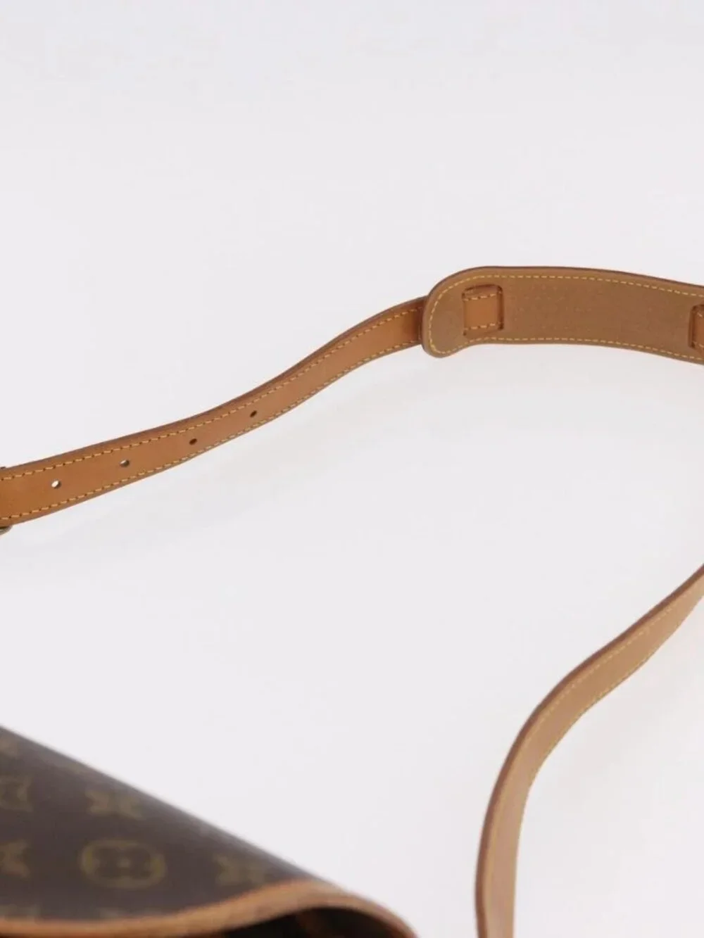 LOUIS VUITTON Monogram Gibeciere GM Shoulder Bag M42246 LV Auth 188421